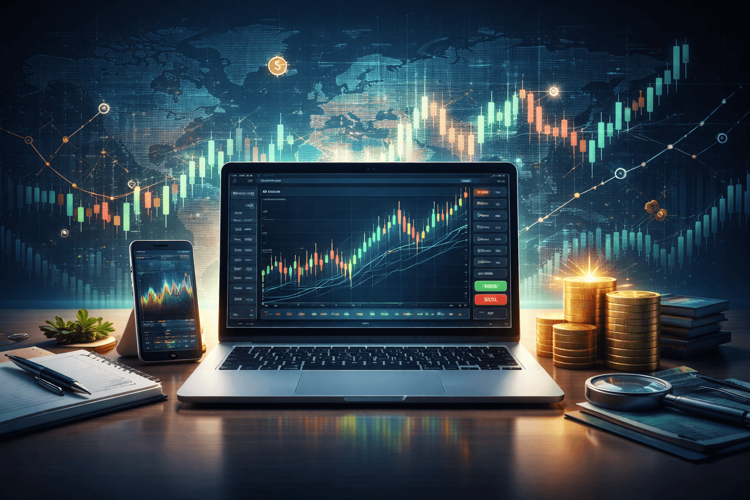 كيف تبدأ التداول من الصفر خطوة بخطوة